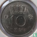 Netherlands 10 cent 1964 - Image 1
