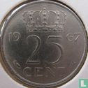 Nederland 25 cent 1967 - Afbeelding 1