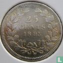 Nederland 25 cents 1895 (type 1) - Afbeelding 1