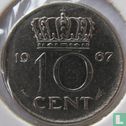 Netherlands 10 cent 1967 - Image 1