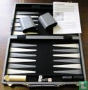 Backgammon in luxe metalen koffer - Afbeelding 2