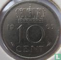 Netherlands 10 cent 1965 - Image 1