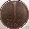 Nederland 1 cent 1950 - Afbeelding 1