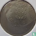 Belgium 1 franc 1975 (NLD - misstrike) - Image 2