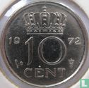 Nederland 10 cent 1972 - Afbeelding 1
