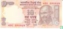 India 10 Rupees 1996 (L) - Image 1