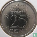 Pays-Bas 25 cent 1980 - Image 1