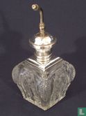 Victoriaanse parfumfles geslepen glas - Afbeelding 2
