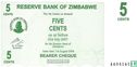 Zimbabwéen 5 centimes - Image 1
