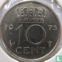 Netherlands 10 cent 1975 - Image 1
