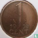 Netherlands 1 cent 1959 - Image 1
