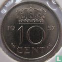 Netherlands 10 cent 1957 - Image 1