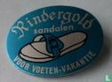 Rindergold sandalen voor voeten-vakantie [blauw]
