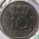 Netherlands 10 cent 1951 - Image 1