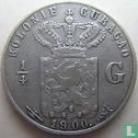 Curaçao ¼ gulden 1900  - Afbeelding 1
