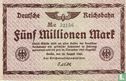 Berlin (Reichsbahn) 5 Miljoen Mark 1923 - Afbeelding 1