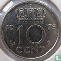 Nederland 10 cent 1973 - Afbeelding 1