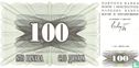 Bosnie-Herzégovine 100 Dinara 1992 - Image 1