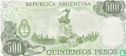 Argentinien 500 Pesos 1977 - Bild 2