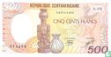Centraal-Afrikaanse Republiek 500 Francs - Afbeelding 1