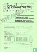 Stripnotering - Extra nummer - Overzicht 1981 - Image 1