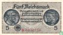 Reichskreditkassen, 5 Reichsmark ND (1939) (A)  - Bild 1