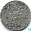 Curacao 1/10 Gulden 1901 - Bild 1