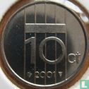Netherlands 10 cents 2001 (type 1) - Image 1