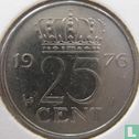 Pays-Bas 25 cent 1976 - Image 1