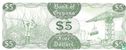 Guyana 5 Dollars ND (1989) - Afbeelding 2