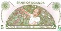 Uganda 5 Shillings ND (1982) - Image 2