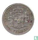 Spanje 2 peseta 1882 - Afbeelding 2