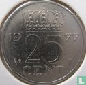 Netherlands 25 cent 1977 - Image 1