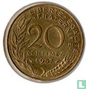 Frankrijk 20 centimes 1987 - Afbeelding 1