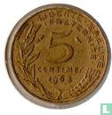 France 5 centimes 1968 - Image 1