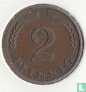 Allemagne 2 pfennig 1959 (J) - Image 2