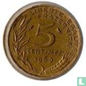 France 5 centimes 1969 - Image 1