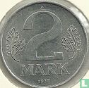 GDR 2 mark 1977 - Image 1