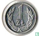 Polen 1 Zloty 1990 (Aluminium - Typ 2) - Bild 2