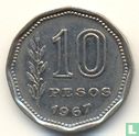 Argentinië 10 pesos 1967 - Afbeelding 1