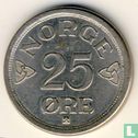 Norwegen 25 Øre 1954 - Bild 2