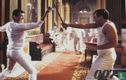 James Bond and Gustav Graves engage in a friendly round of fencing - Bild 1