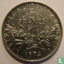 France 5 francs 1974 - Image 1