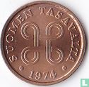 Finlande 5 penniä 1974 - Image 1
