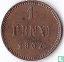 Finland 1 penni 1907 (SNY 32.2) - Image 1