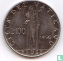 Vaticaan 100 lire 1956 (type 2) - Afbeelding 1