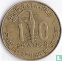 États d'Afrique de l'Ouest 10 francs 1975 - Image 2
