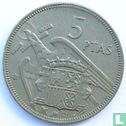 Spanje 5 pesetas 1957 (65) - Afbeelding 1
