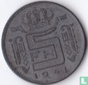 Belgique 5 francs 1941 (FRA) - Image 1