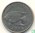 Bermuda 5 cents 1974 - Image 1